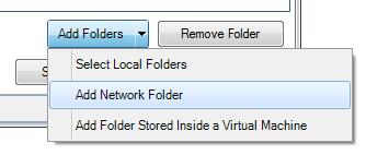 step 1, select folder