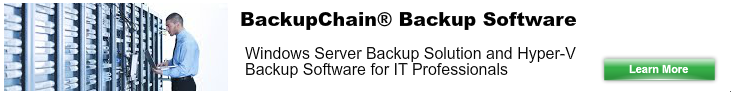 Backup Solution for Windows Server 2012