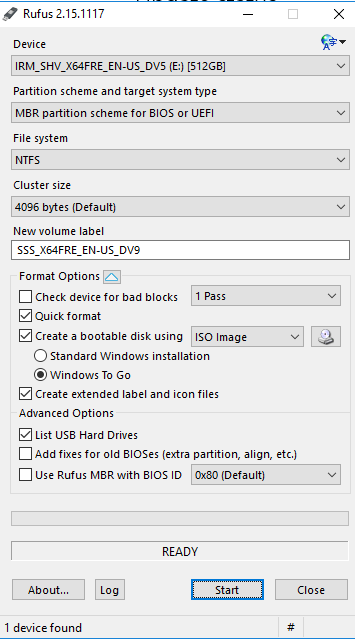 Boot Hyper-V Server 2019, 2016 from Stick or Drive