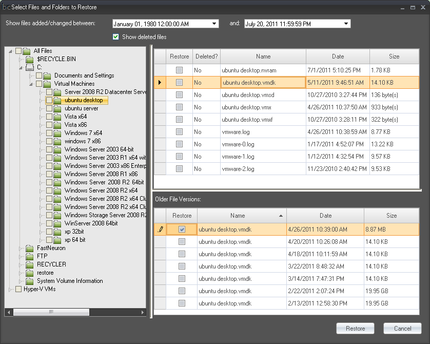 Vmware backup виртуальных машин